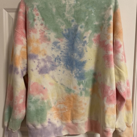Abercrombie Pride Tie-Dye Oversized Crew Sweatshirt - Picture 4 of 4